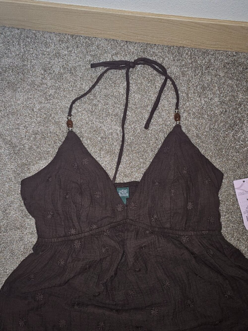 Halter Maxi Dress - Wild Fable Dark Brown